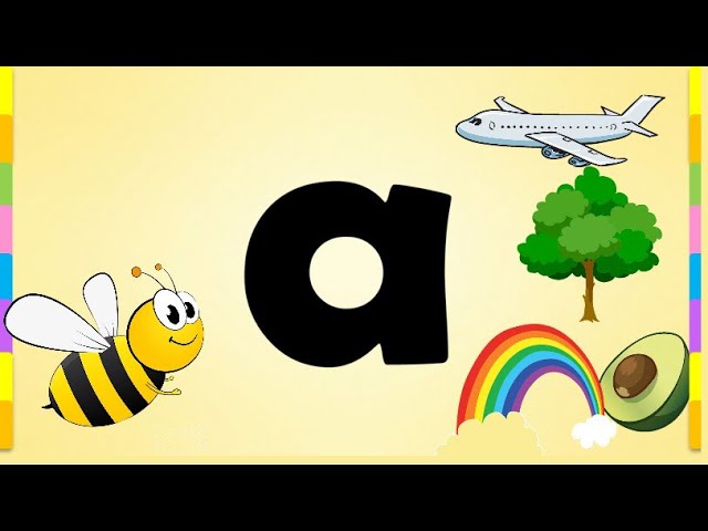 Actividades educativas para niños: Cosas que comiencen con la letra A