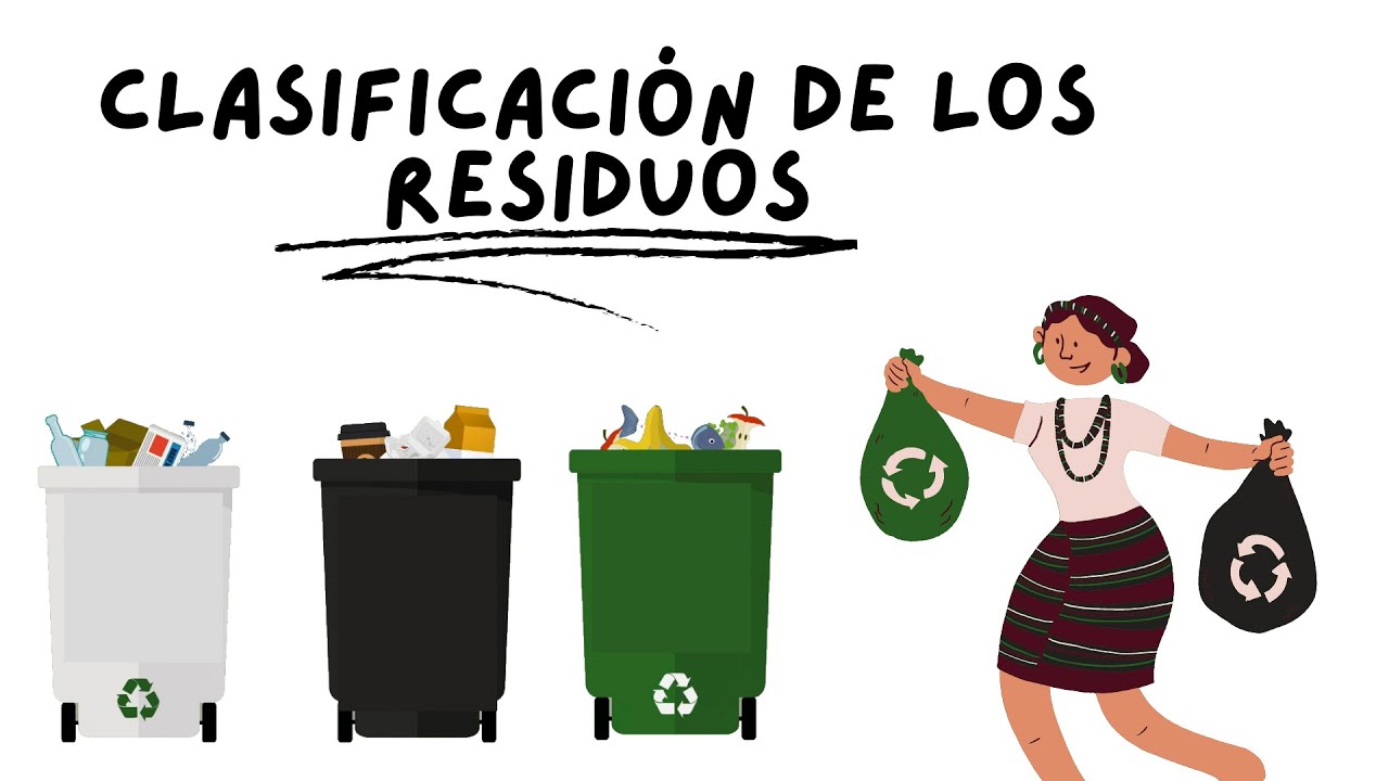 Clasificación de residuos en la escuela