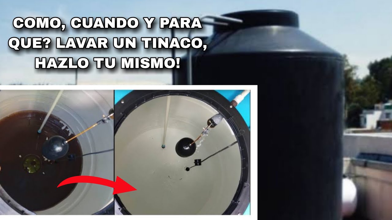 Cómo limpiar un tinaco de forma simple sin desinstalarlo