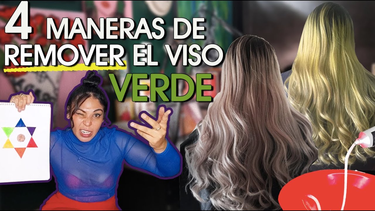 Consejos para corregir el tono verdoso en el cabello