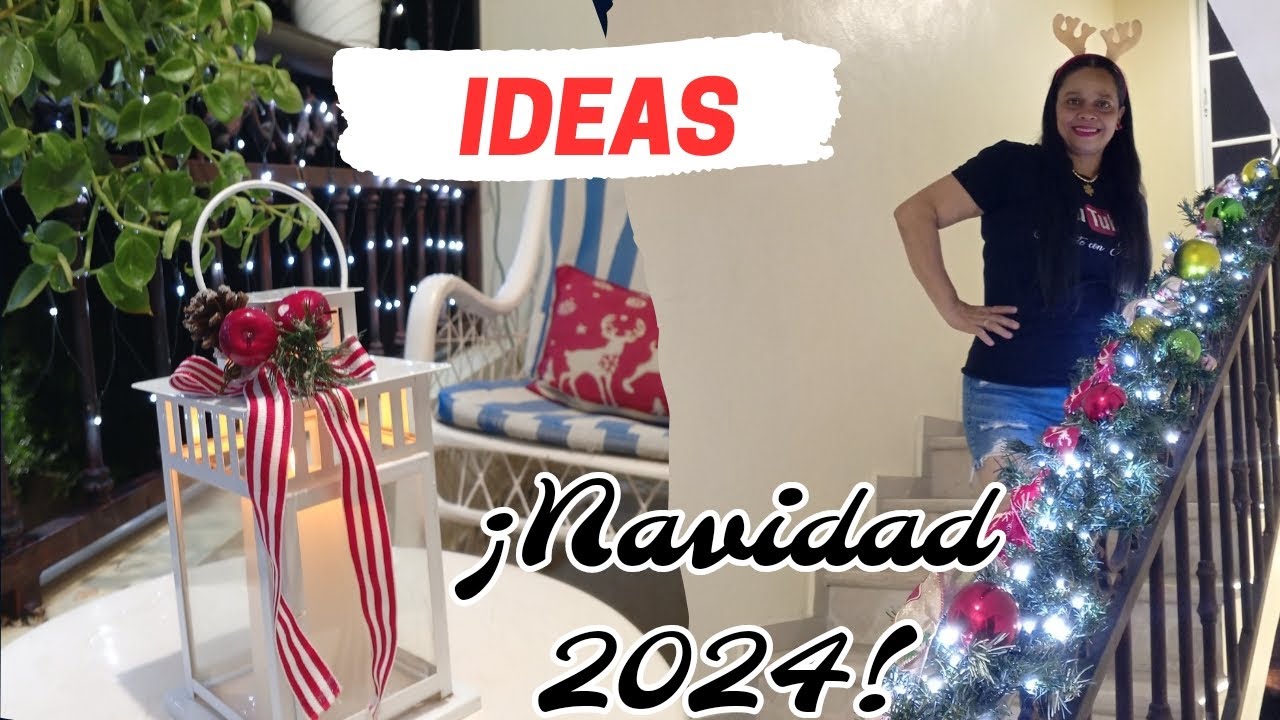 Decora tu balcón para Navidad