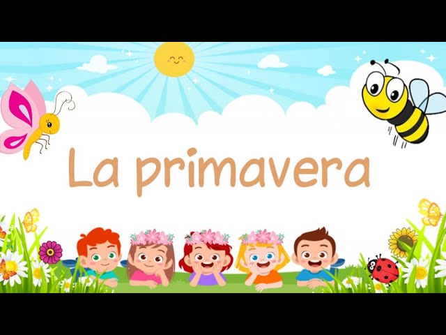 Exposición primaveral para niños