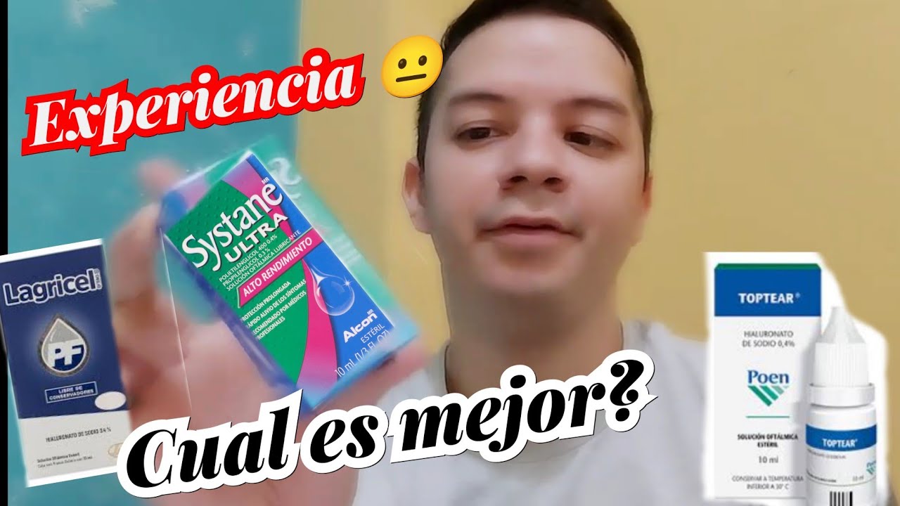 Gotas para lubricar ojos con lentes de contacto rígidos