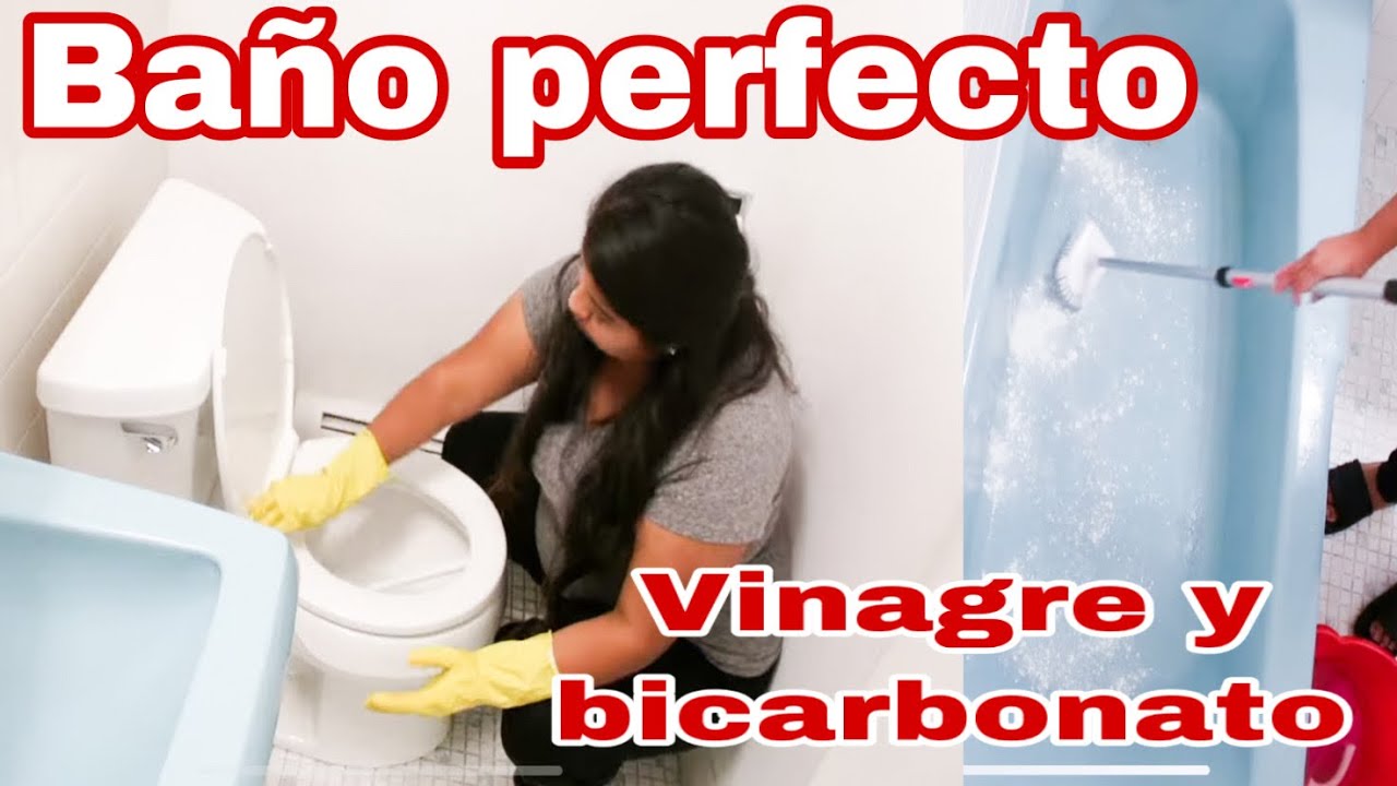 Limpieza de baños con vinagre fácil