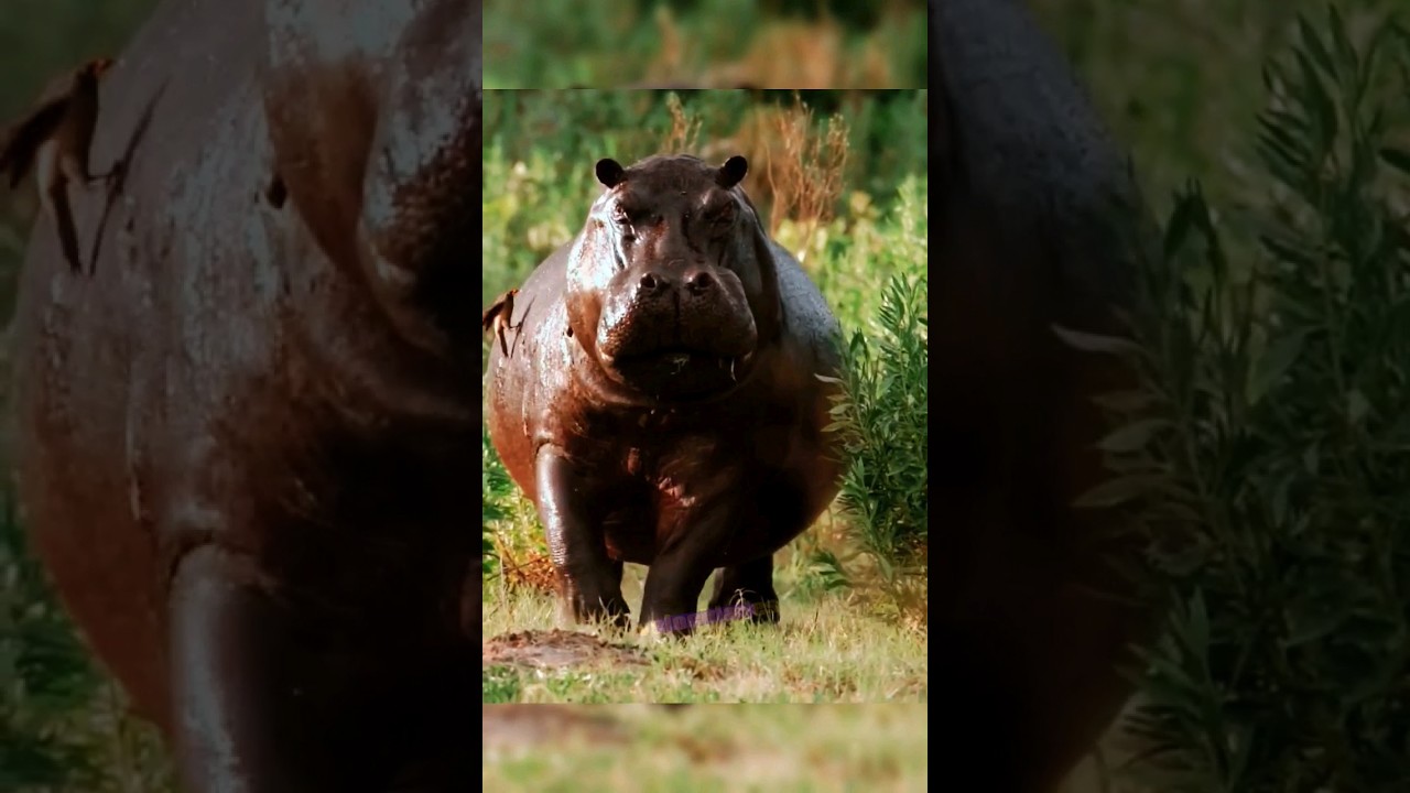 Peso comparado entre elefantes y hipopótamos