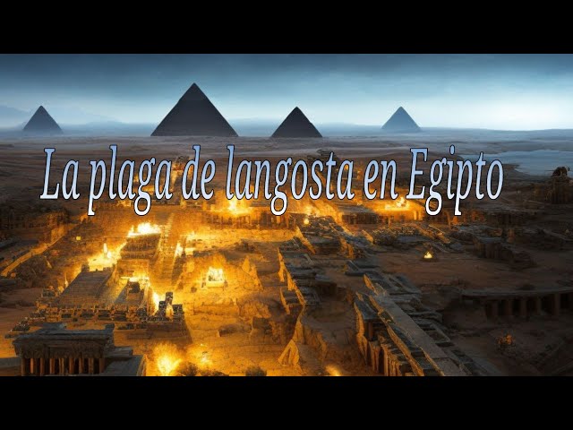 Plaga de langostas en Egipto