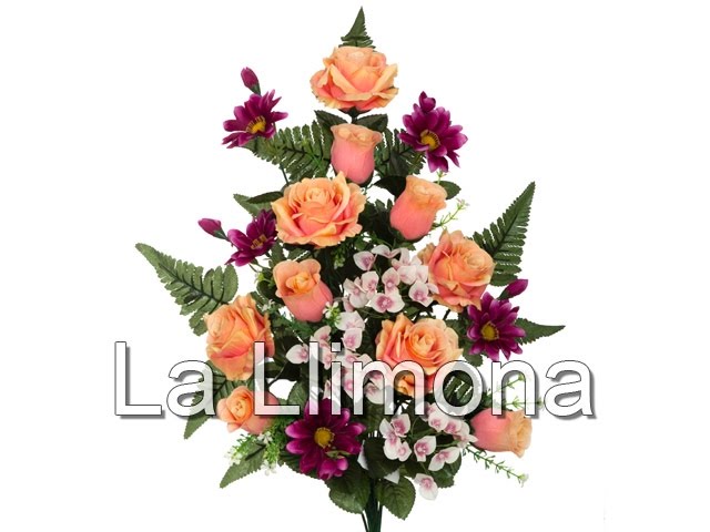 Ramos grandes de rosas de colores