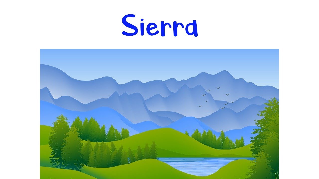 Significado de sierra en geografía