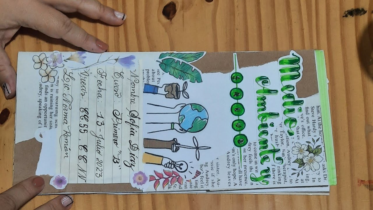 Triptico: consejos para cuidar el medio ambiente