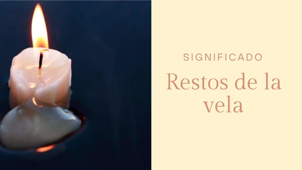 Vela de cera: grande y gruesa
