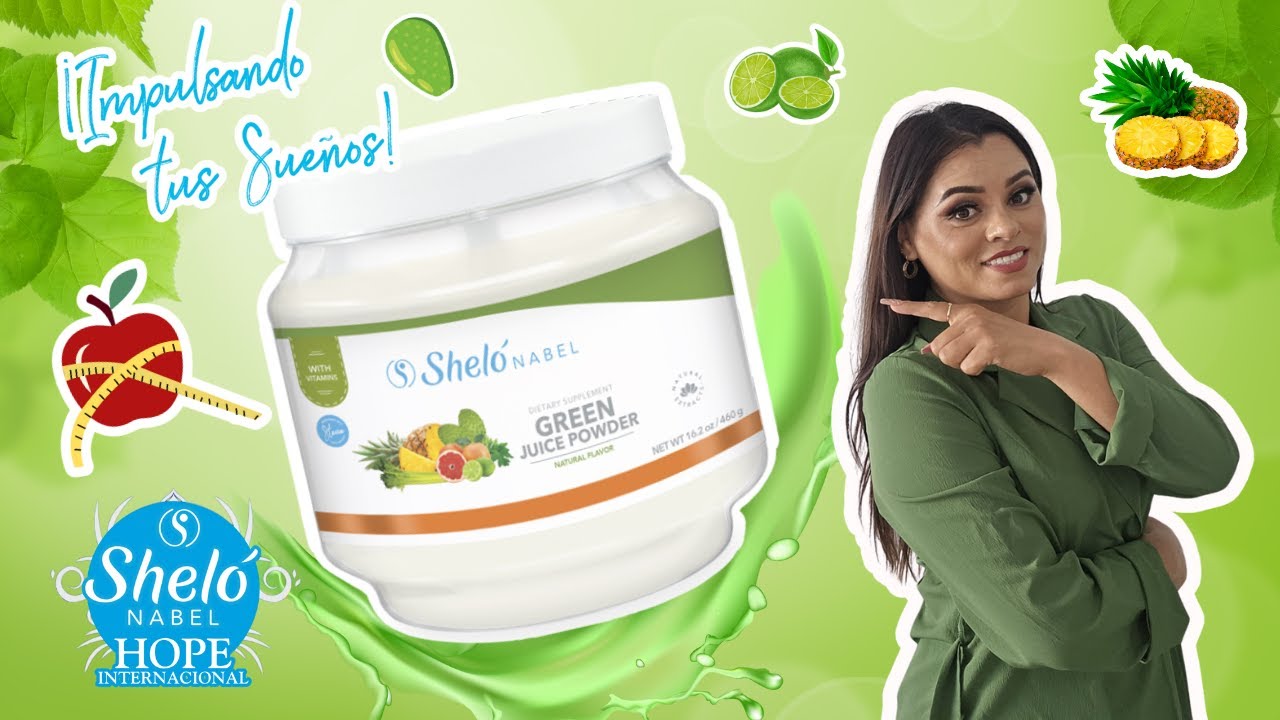 Beneficios del jugo verde Shelo Nabel