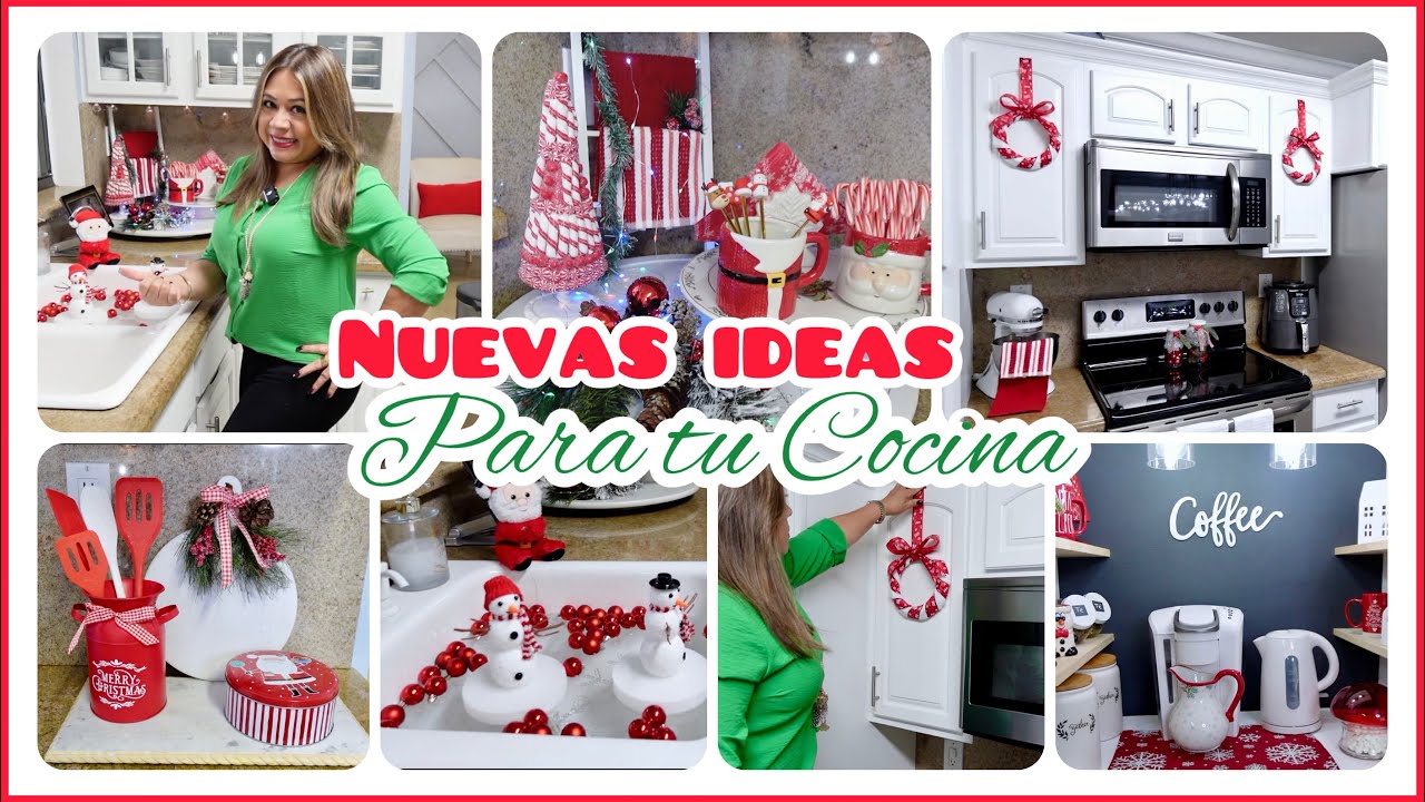 Decoración navideña para la cocina