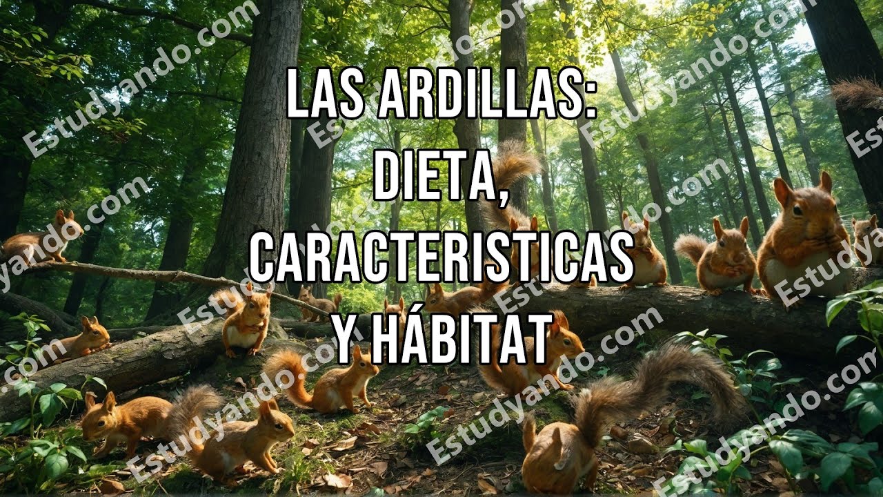 Dieta y hábitat de las ardillas