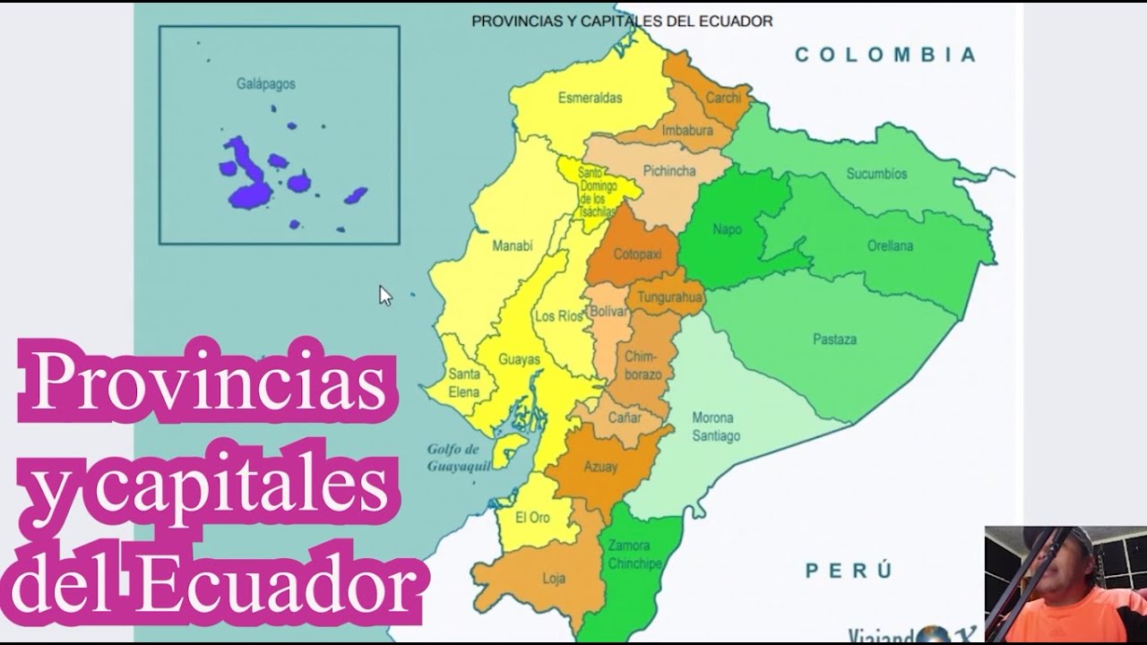 Estados y capitales de Ecuador
