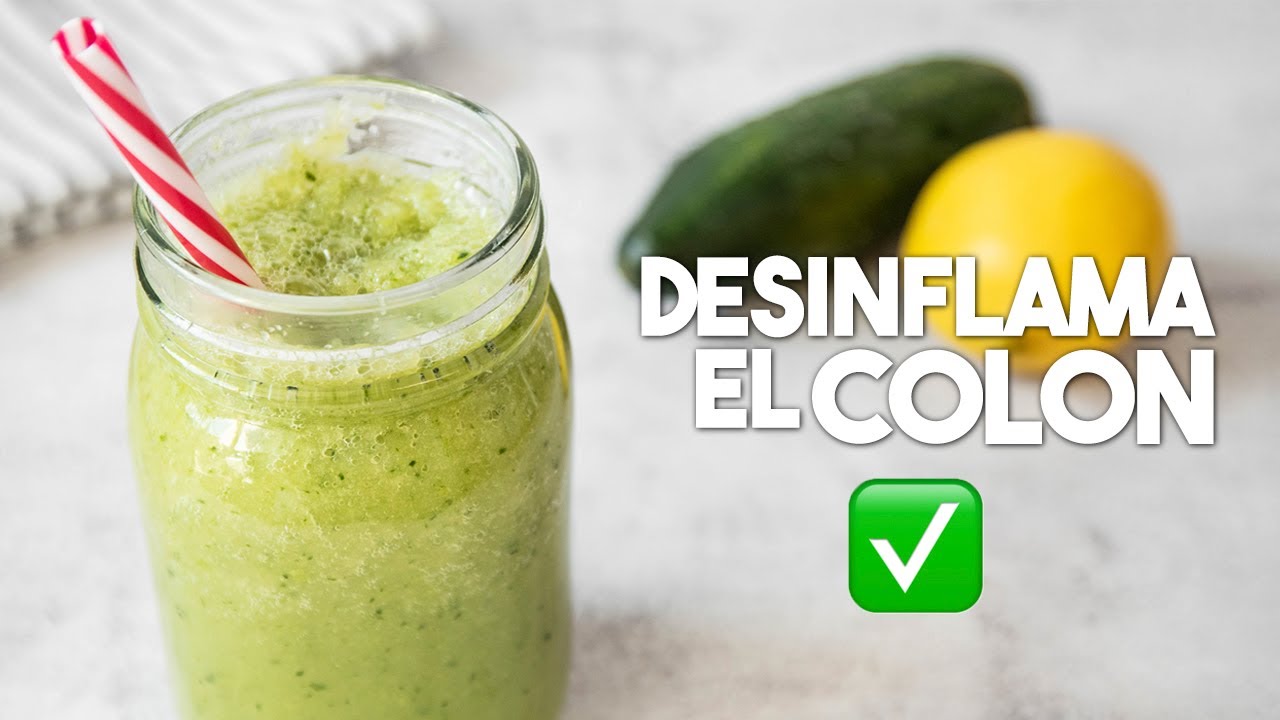 Receta de Jugo Verde para Desinflamar el Colon