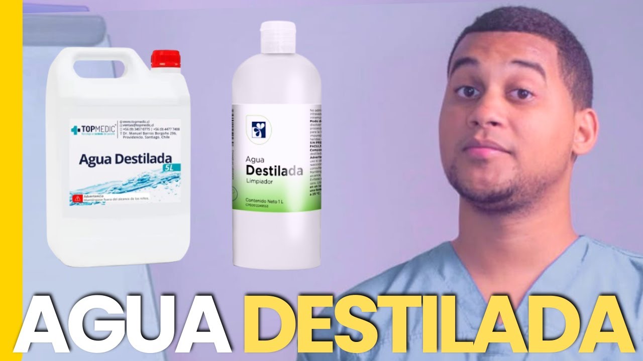Usos medicinales del agua destilada