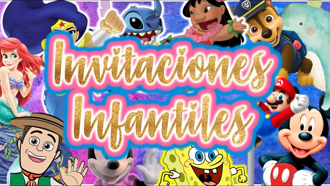 Elementos imprescindibles en invitaciones infantiles