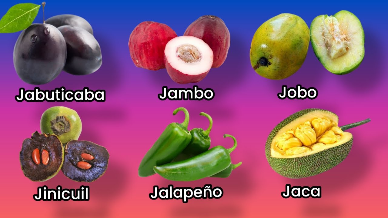 Frutas y verduras que comienzan con la letra J