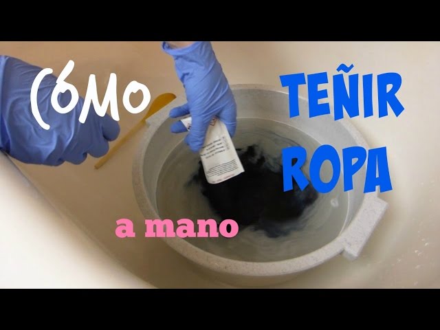 Guía para teñir un saco de paño de forma sencilla