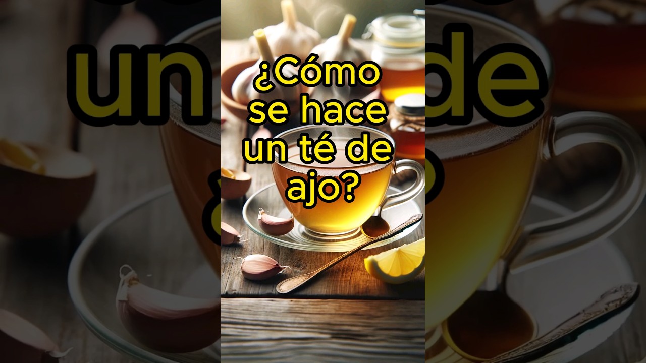 Preparación del té de ajo