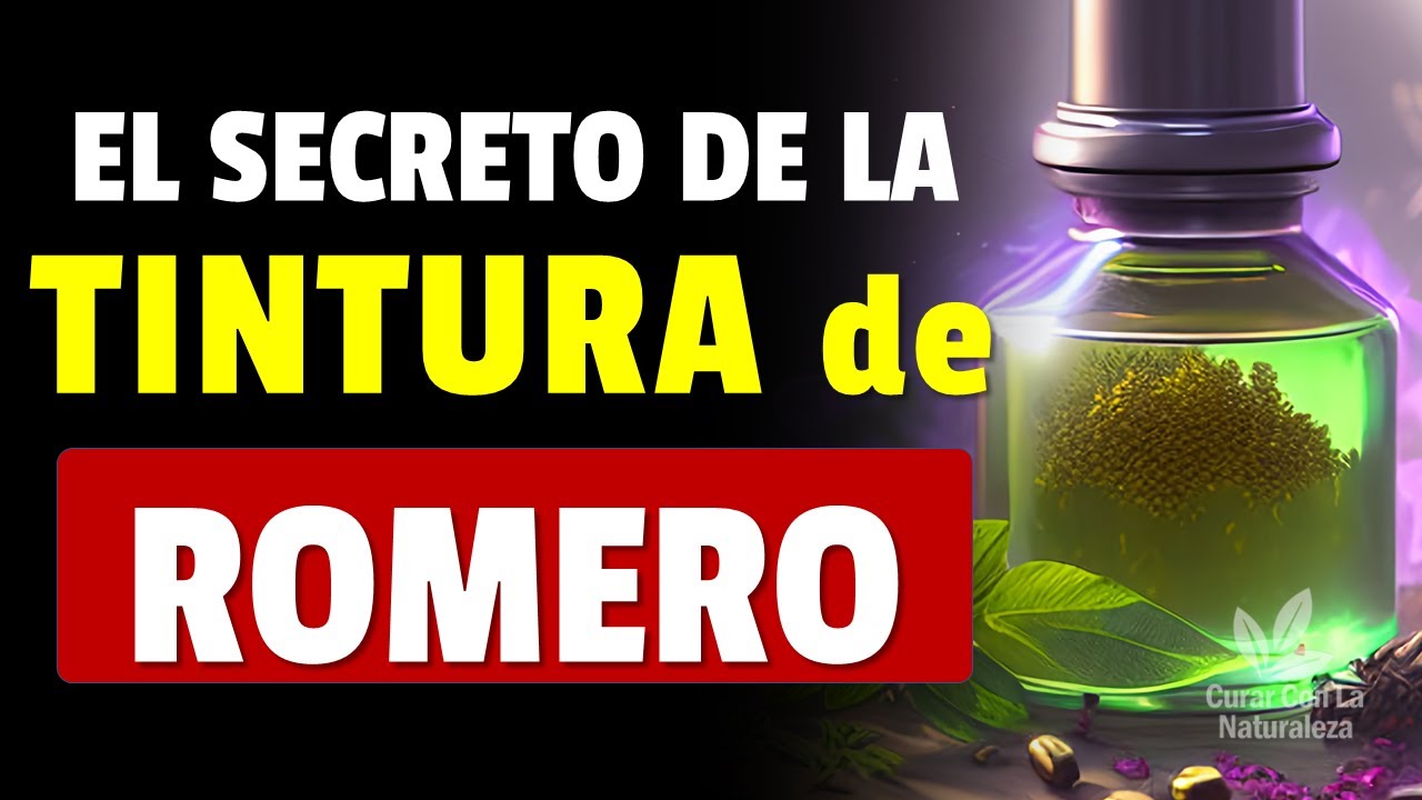 Usos medicinales de la tintura de romero